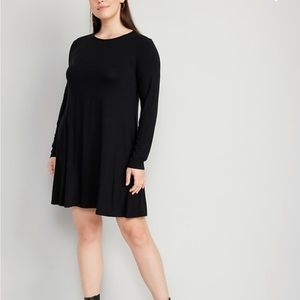 Old Navy long sleeve mini jersey swing dress